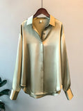 Office Lady Long Sleeve Blouse
