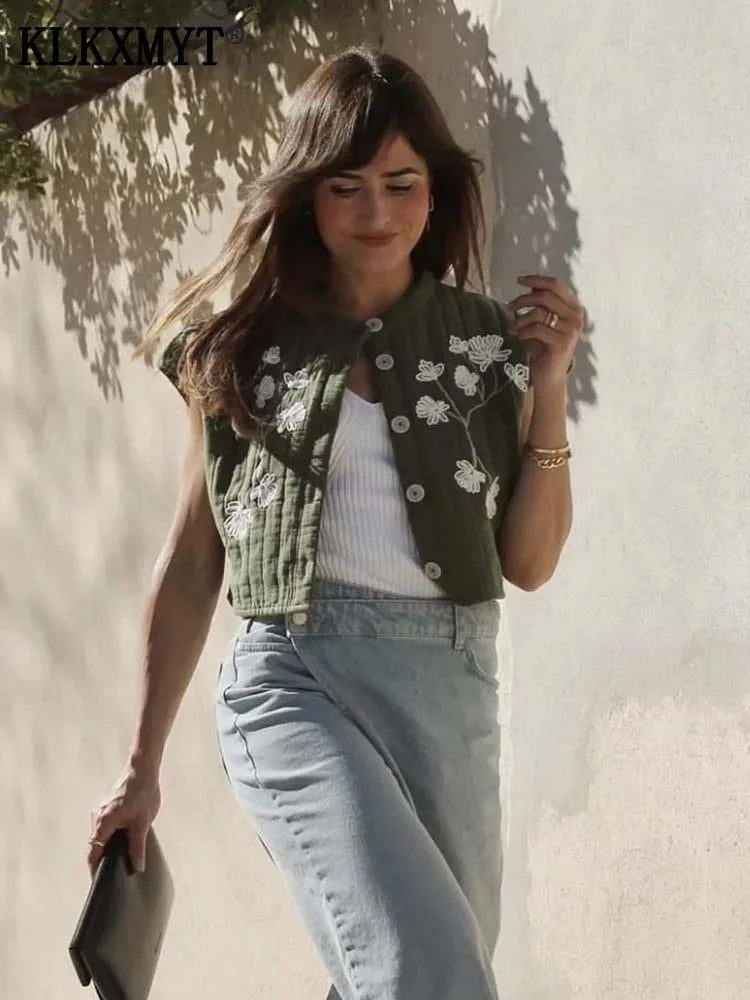Embroidered Vests For Women