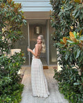 Halter Neck Long Skirt Suit For Women